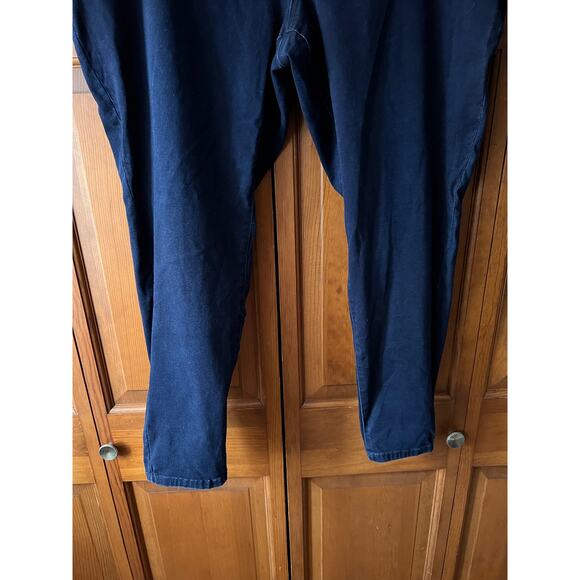 NWT Lane Bryant Women's Pull-On High-Rise Sateen Jegging Jeans Navy Blue Size 28 - Picture 4 of 13